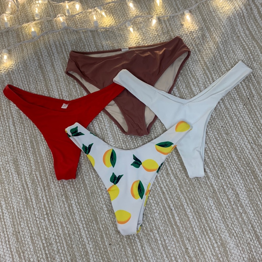 4 shein swim bottoms - Picture 1 of 5